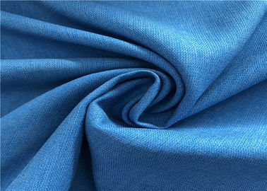 青いあや織りはよい色固着抵抗力がある屋外の生地冬のコートのために通気性の衰退します